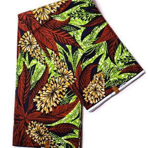 The image is of a fabric piece, representing African Print Fabric in Johannesburg