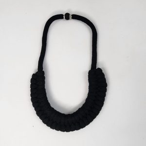 Macrame Necklace - Black